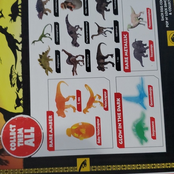 : 4 Jurassic Park 30th Anniversary CAPTIVZ Build & Battle blind Golden eggs - Picture 13 of 15